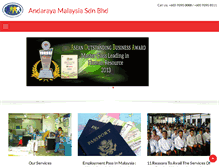 Tablet Screenshot of andaraya.com.my